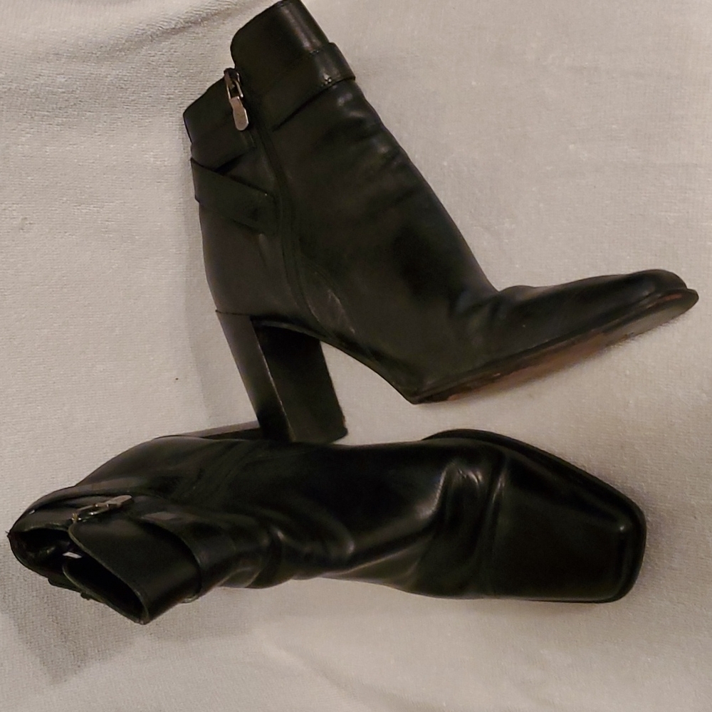 Chunky Heel Booties